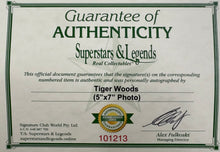 Load image into Gallery viewer, TIGER WOODS Signed Photo Collage Display2
