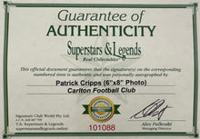 Load image into Gallery viewer, PATRICK CRIPPS Signed 6”x8” Photo Collage Display
