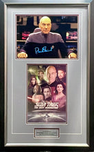 Load image into Gallery viewer, STAR TREK - Patrick Stewart “The Next Generation” Signed 8”x12” Photo Collage Display
