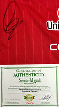 Load image into Gallery viewer, LEWIS HAMILTON Signed F1 Scuderia Ferrari Shirt
