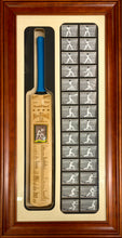 Load image into Gallery viewer, Don Bradman Signed Cricket Bat Display3
