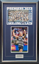 Load image into Gallery viewer, TOM STEWART “2022 AFL Premiers” Signed Photo Collage Display
