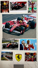 Load image into Gallery viewer, LEWIS HAMILTON Signed Scuderia Ferrari Photo Collage Display
