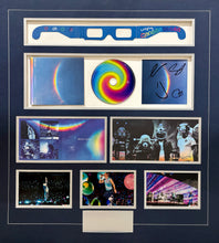 Load image into Gallery viewer, COLDPLAY - Chris Martin, Jonny Buckland, Guy Berryman &amp; Will Champion Signed Moon Music CD Collage Display
