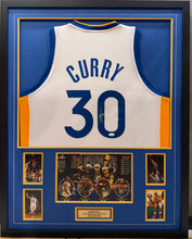 Load image into Gallery viewer, STEPHEN CURRY “Golden State Warriors” Signed Jersey Display
