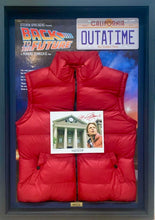 Load image into Gallery viewer, BACK TO THE FUTURE - Michael J Fox Signed Photo &amp; Jacket Display
