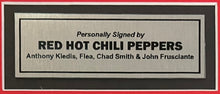 Load image into Gallery viewer, RED HOT CHILI PEPPERS - ANTHONY KIEDIS, FLEA, CHAD SMITH &amp; JOHN FRUSCIANTE Signed Photo &amp; CD Display
