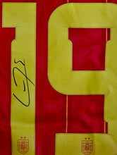 Load image into Gallery viewer, LAMINE YAMAL “2026 World Cup Champion” Signed Spain Jersey &amp; Photo Collage Display
