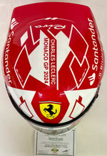 Load image into Gallery viewer, CHARLES LECLERC “Scuderia Ferrari” Signed 2024 Monaco GP F1 Helmet
