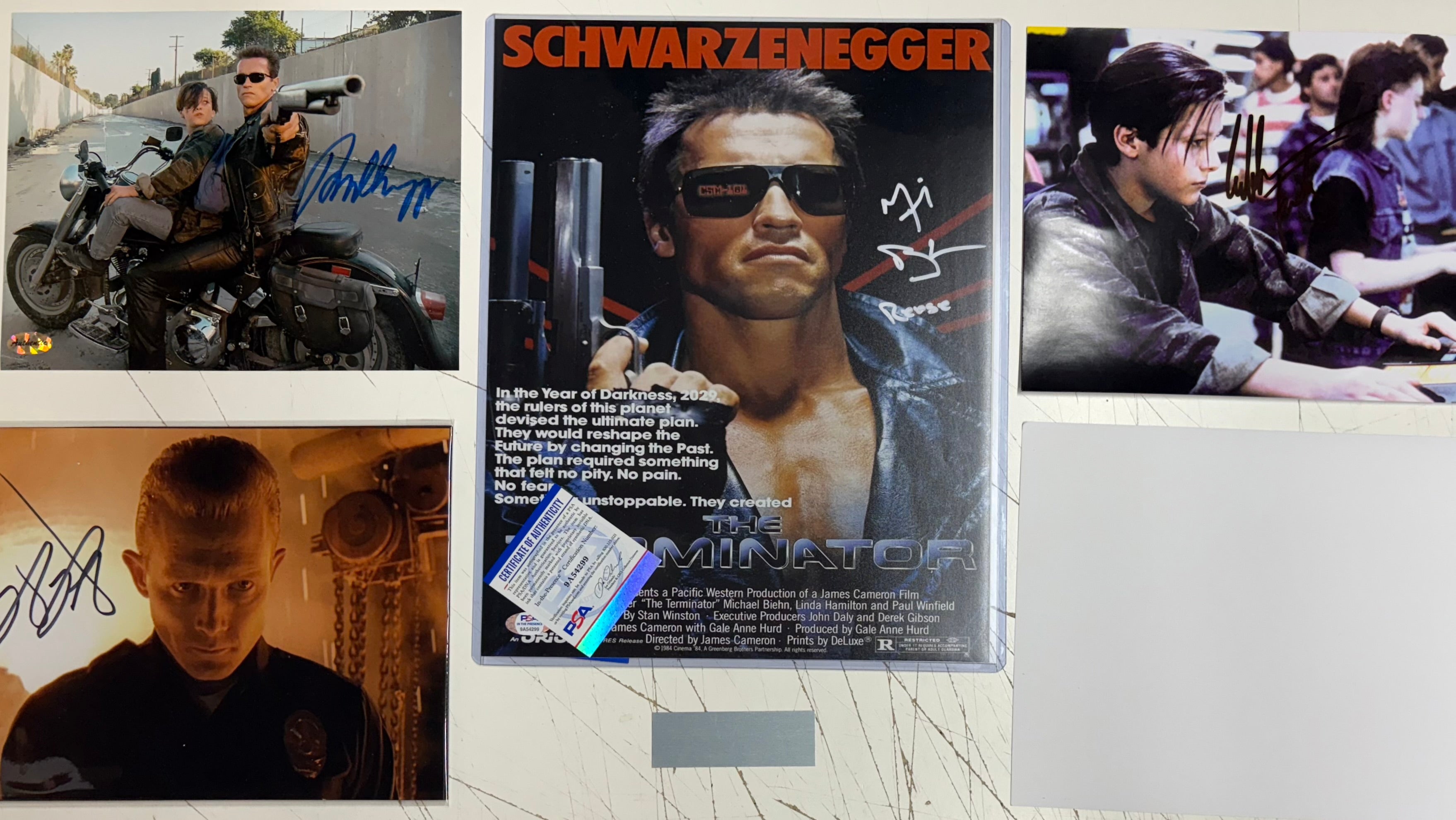 TERMINATOR 2 Signed Poster Display - Framed – Superstars & Legends