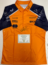 Load image into Gallery viewer, OSCAR PIASTRI Signed F1 McLaren Team Shirt
