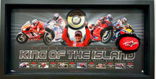 Load image into Gallery viewer, CASEY STONER Signed Knee Slider &amp; Print Display
