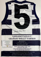 Load image into Gallery viewer, Unframed GRAHAM POLLY FARMER Signed Geelong Jumper
