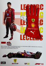 Load image into Gallery viewer, CHARLES LECLERC Signed Glove Display
