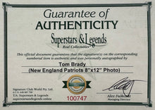 Load image into Gallery viewer, TOM BRADY Signed Photo &amp; Jersey Display

