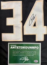 Load image into Gallery viewer, GIANNIS ANTETOKOUNMPO “Milwaukee Bucks” Signed Jersey2

