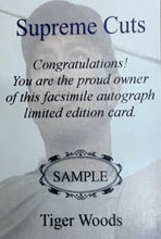 Load image into Gallery viewer, TIGER WOODS Facsimile Signed Card &amp; Photo Collage Display
