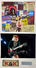 Load image into Gallery viewer, ACDC - ANGUS YOUNG Signed Photo &amp; Dollar Bill Collage Display2
