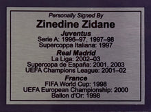 Load image into Gallery viewer, ZINEDINE ZIDANE Signed Boot &amp; Photo Collage Display
