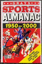 Load image into Gallery viewer, BACK TO THE FUTURE - Michael J Fox &amp; Christopher Lloyd Signed Sports Almanac &amp; Number Plate Display
