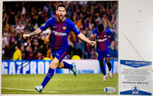 Load image into Gallery viewer, Lionel Messi Signed FC Barcelona Photo Collage Display
