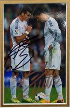 Load image into Gallery viewer, CRISTIANO RONALDO &amp; GARETH BALE Signed Real Madrid Photo Collage Display
