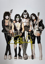 Load image into Gallery viewer, KISS - Paul Stanley, Gene Simmons, Peter Criss &amp; Ace Frehley Signed Photos &amp; Record Collage Display
