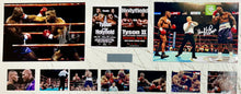 Load image into Gallery viewer, MIKE TYSON &amp; EVANDER HOLYFIELD Signed Photos Collage Display2

