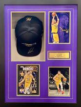 Load image into Gallery viewer, LUKA DONCIC Signed "Lakers" Cap &amp; Photo Collage Display
