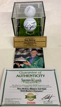 Load image into Gallery viewer, RORY McILROY “2025 Masters Champion” Signed Masters Golf Ball in Display Box
