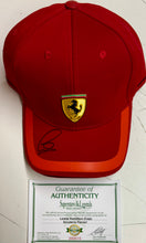 Load image into Gallery viewer, LEWIS HAMILTON Signed Scuderia Ferrari F1 Cap
