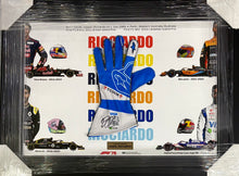 Load image into Gallery viewer, DANIEL RICCIARDO Signed Glove Display
