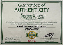 Load image into Gallery viewer, PEARL JAM - EDDIE VEDDER Signed Photo &amp; CD Collage Display2
