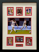 Load image into Gallery viewer, LUKA MODRIC Signed Croatia Photo &amp; Card Collage Display
