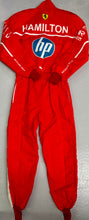 Load image into Gallery viewer, LEWIS HAMILTON Signed Scuderia Ferrari F1 Race Suit
