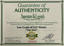 Load image into Gallery viewer, TOP GUN - TOM CRUISE Signed Photo Collage Display
