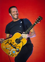 Load image into Gallery viewer, COLDPLAY - Chris Martin Signed Photo &amp; CD Collage Display
