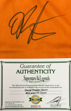 Load image into Gallery viewer, OSCAR PIASTRI Signed F1 McLaren Team Shirt
