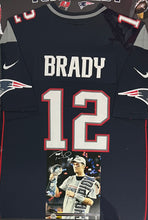 Load image into Gallery viewer, TOM BRADY Signed Photo &amp; Jersey Display
