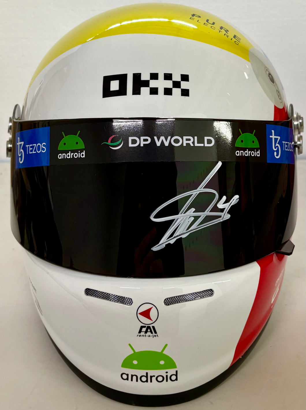LANDO NORRIS Signed 2023 Miami F1 Helmet