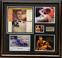 Load image into Gallery viewer, JAMES BOND “GOLDFINGER” - Sean Connery, Honor Blackman, Shirley Eaton &amp; Margaret Nolan Signed Photos Display
