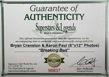 Load image into Gallery viewer, BREAKING BAD - BRYAN CRANSTON &amp; AARON PAUL Signed Photos Collage Display1
