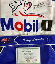 Load image into Gallery viewer, CRAIG LOWNDES Signed Holden Racing Team Race Suit
