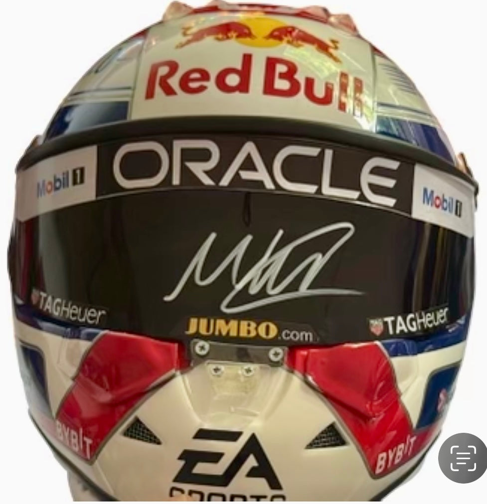 MAX VERSTAPPEN Signed F1 Helmet