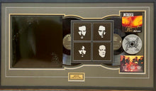 Load image into Gallery viewer, METALLICA - JAMES HETFIELD, LARS ULRICH, KIRK HAMMETT &amp; JASON NEWSTED Signed CD &amp; Vinyl LP Display
