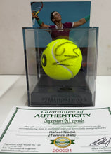 Load image into Gallery viewer, RAFAEL NADAL Signed AO Tennis Ball in Display Box
