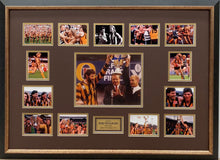 Load image into Gallery viewer, MICHAEL TUCK &amp; ALLAN JEANS Signed &quot;1989 Premiers&quot; Photo Collage Display
