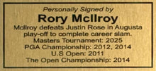 Load image into Gallery viewer, RORY McILROY “2025 Masters Champion” Signed Masters Golf Ball in Display Box
