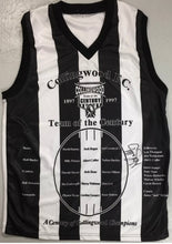 Load image into Gallery viewer, Unframed NATHAN BUCKLEY Signed Collingwood “Team of the Century” Jumper
