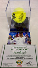 Load image into Gallery viewer, NOVAK DJOKOVIC Signed 2023 US Open Tennis Ball Display
